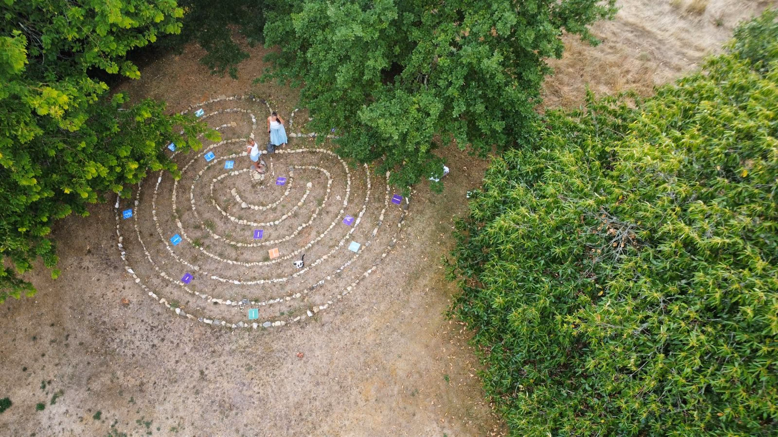 Labyrinth van boven